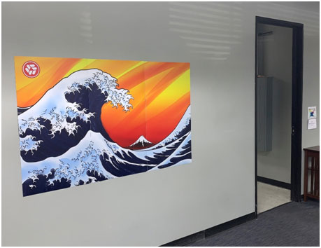 Graphic panels shipped to NASA